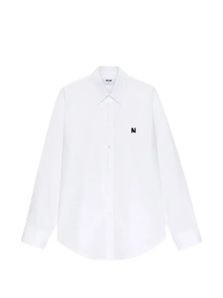 Košile Msgm s aplikacemi bílá