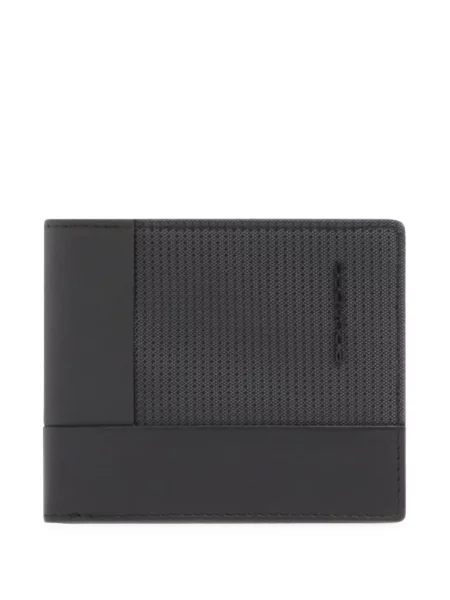 Portofel Piquadro cu autograf negru