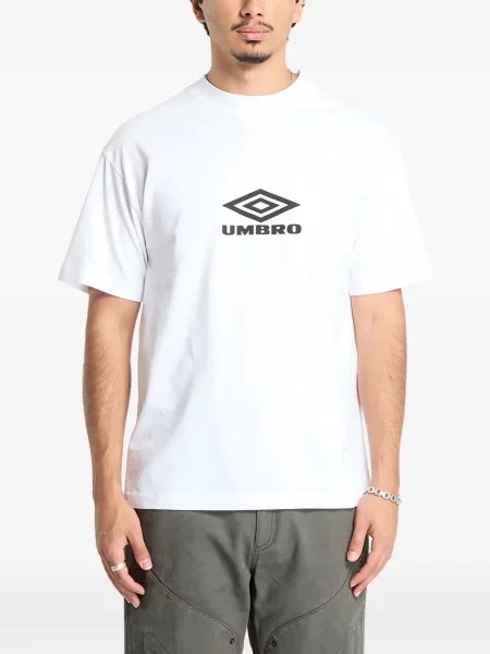 Tricou Umbro cu imagine alb
