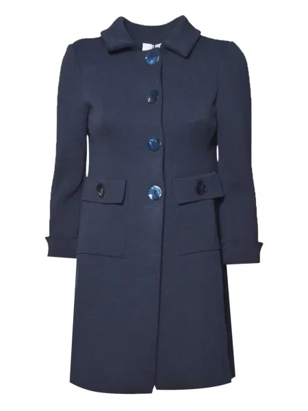 Płaszcz Charlott jednorzędowy niebieski