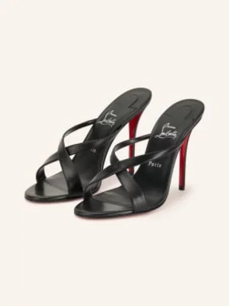 Christian Louboutin Pantofle Sandály Mulazee černá