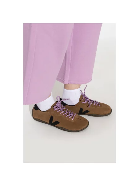Veja Jitsu sneakersy zamszowe brązowe