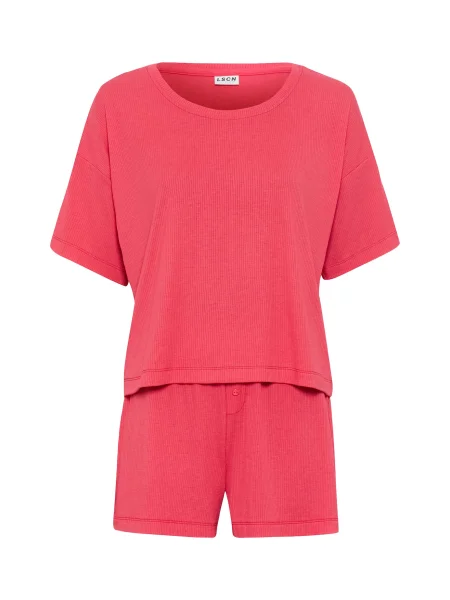 LSCN by LASCANA Kratke hlače za spanje malina