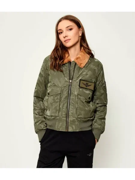 Aeronautica Militare Geacă bomber verde