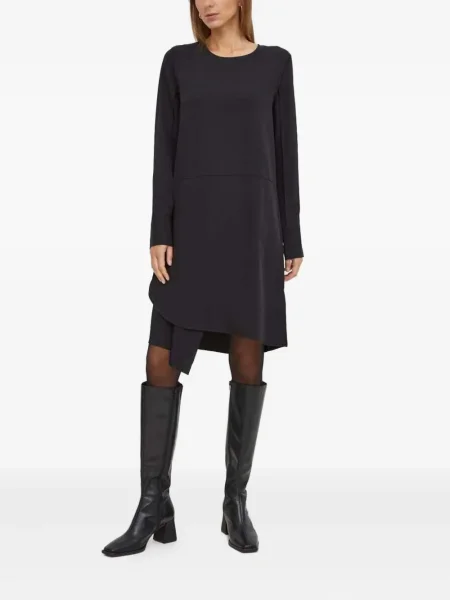 Rochie maxi Tiger Of Sweden cu dungi de tigru lungă de costum negru