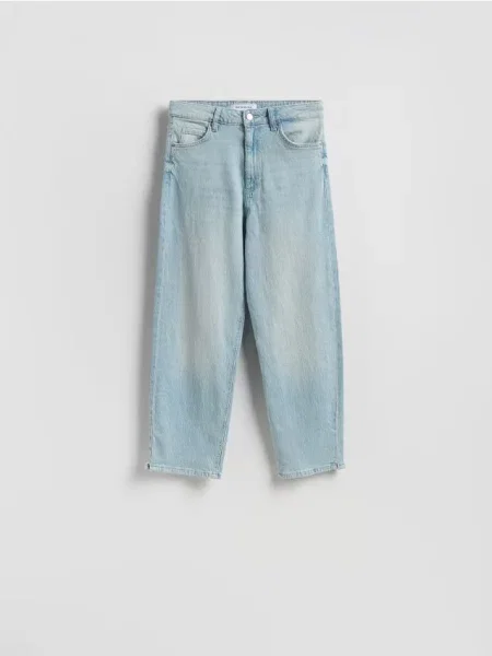 Reserved Blugi baggy albastru