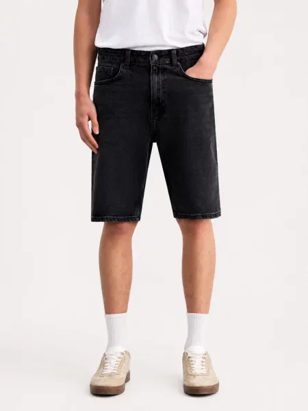 Джинсові шорти LTB Jeans темно-сірий бавовна/еластан сірі