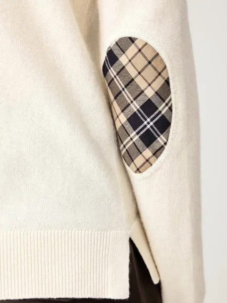 Barbour поло дамско с вълна Pendle Roll бежово