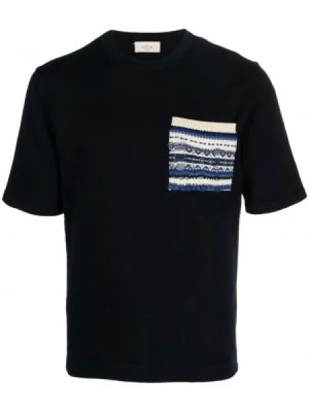 Tricou Altea tricotate albastru