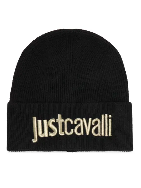 Just Cavalli Шапка черен