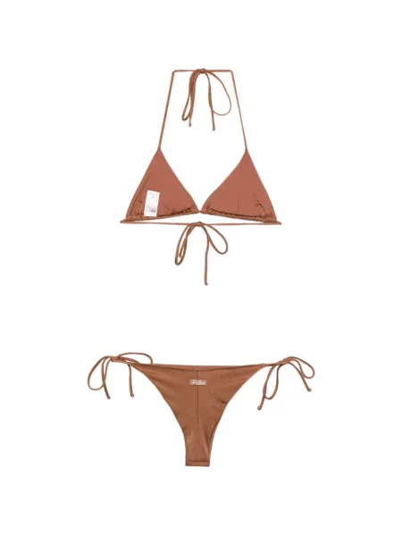 Halter nyakú bikini Mc2 Saint Barth barna