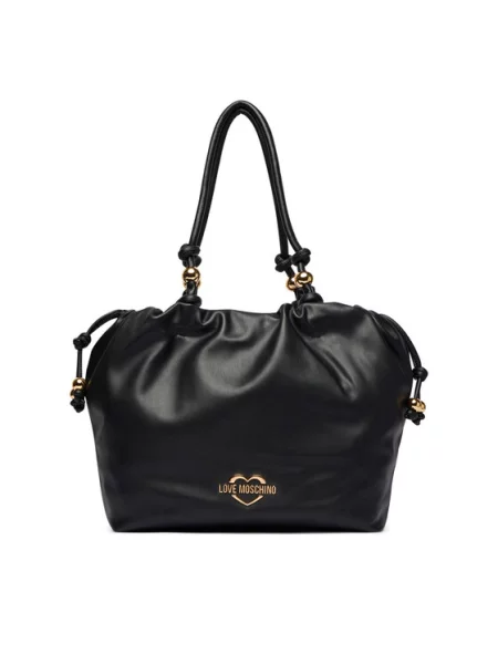 LOVE MOSCHINO Ročna torba črna