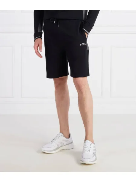 BOSS BLACK Pantaloni scurți Tracksuit negru