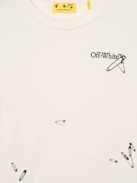 Koszulka dziecięca Off-white biała