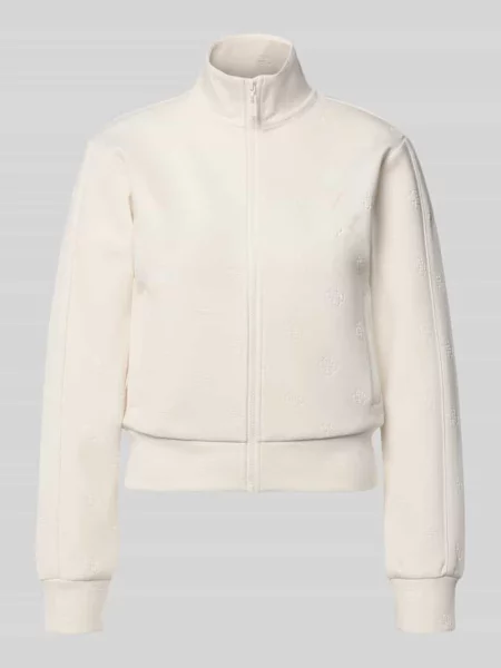 Bluza rozpinana ze wzorem z logo model CALISTA' Guess Activewear biała