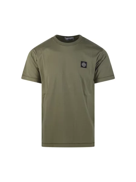 Koszulka Stone Island z kamieniami zielona