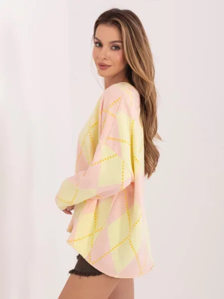 Bluză Factory Price cu imprimeu geometric roz