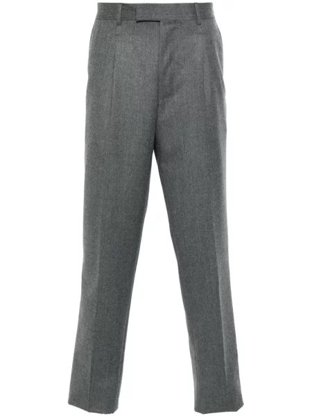 Pantaloni Zegna de lână gri