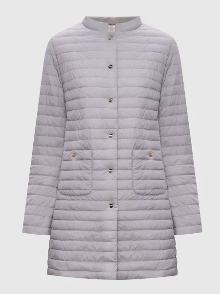 Двостороння стьобана пухова куртка Herno сірий