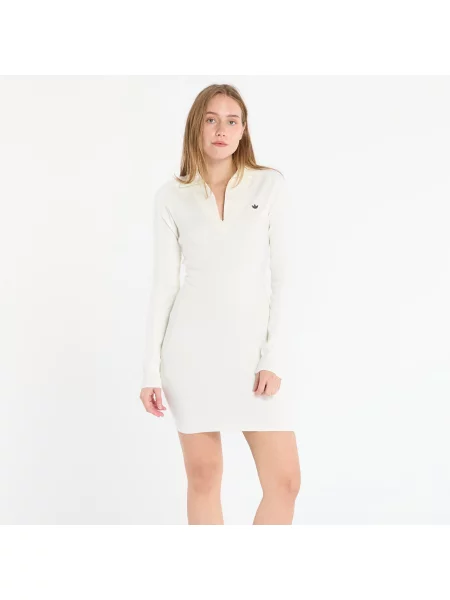 Костюмна сукня максі Adidas Originals з довгим рукавом бежева