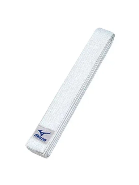 Pas do judo Mizuno biały