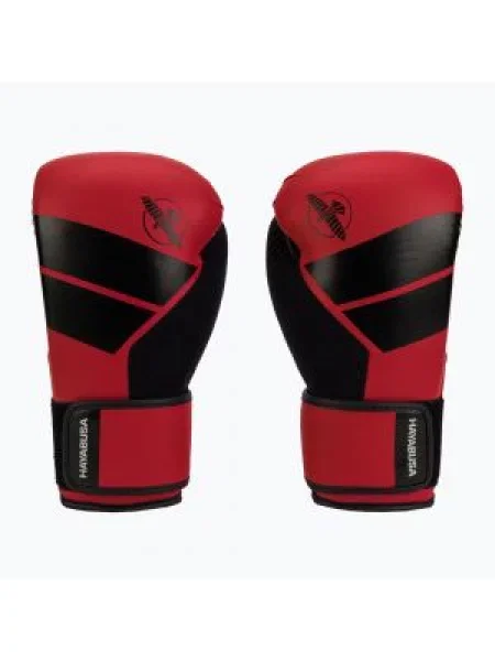 Rękawice bokserskie Hayabusa S4 black/red czarne