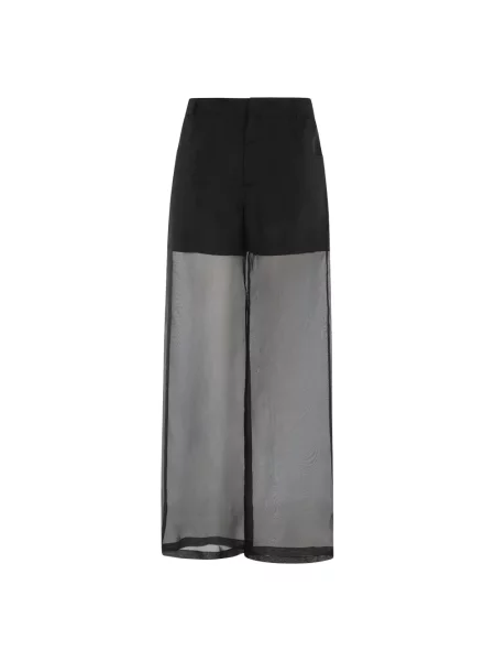 Spodnie Federica Tosi z organzy czarne