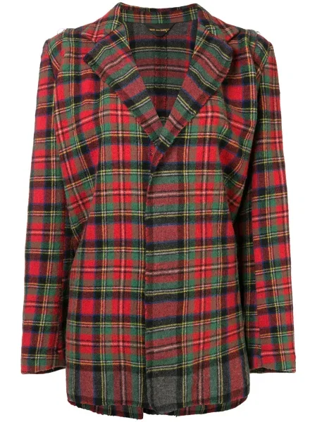 Kostkovaná bunda Comme Des Garçons Pre-owned červená