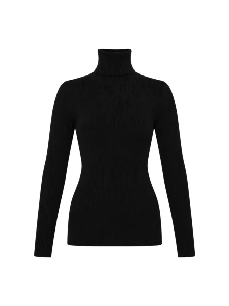 Sweter z golfem Junya Watanabe wełniany do golfa czarny