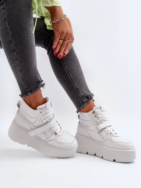 Sneakersy Zazoo białe
