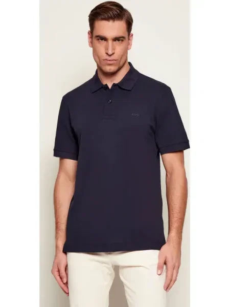 BOSS BLACK Polo Pallas | negru