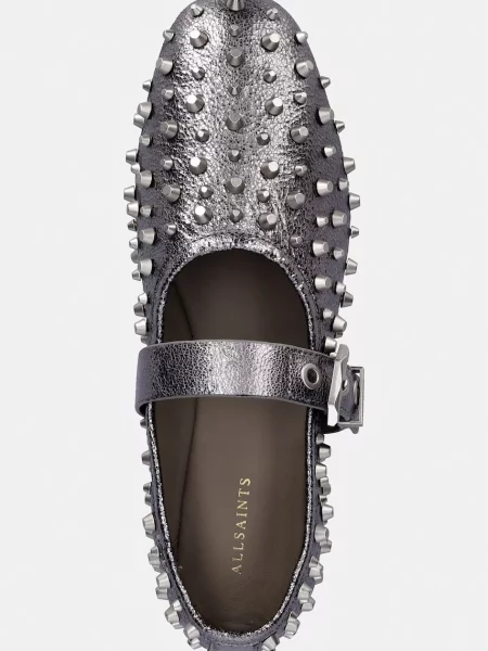 Кожаные балетки Allsaints