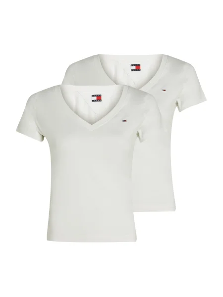 Tommy Jeans Tričko biela