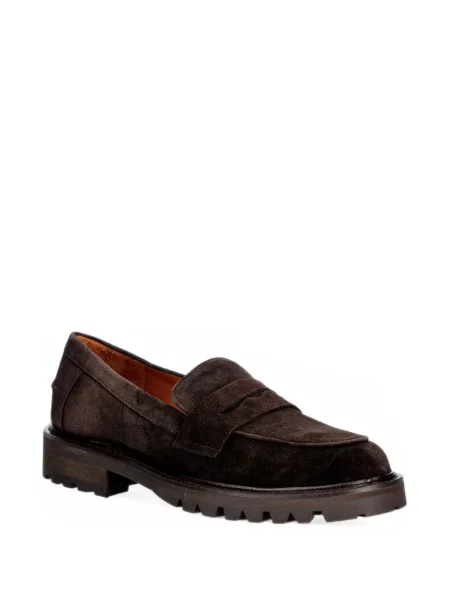 Pantofi loafer Billi Bi din piele de căprioară maro