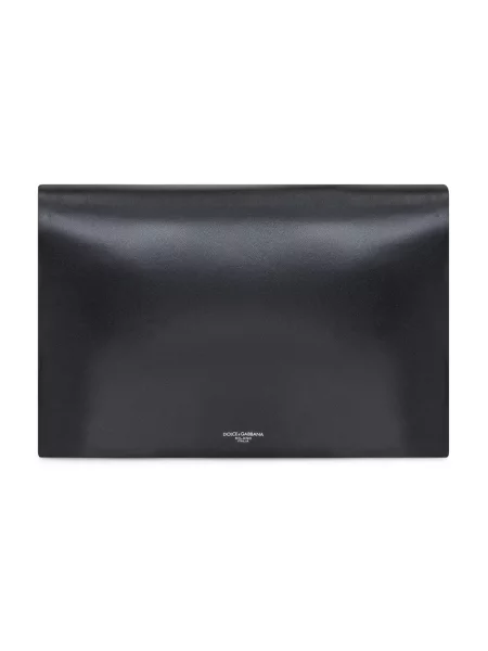 Torba crossbody Dolce And Gabbana skórzana czarna