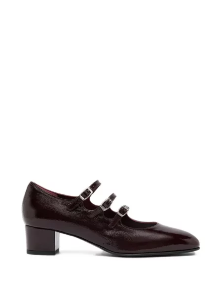 Pantofi cu toc Carel Paris cu bretele violet