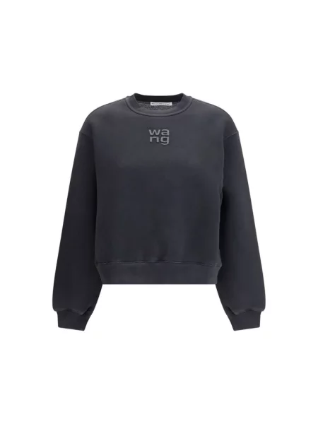 Bluza Alexander Wang z logo czarna