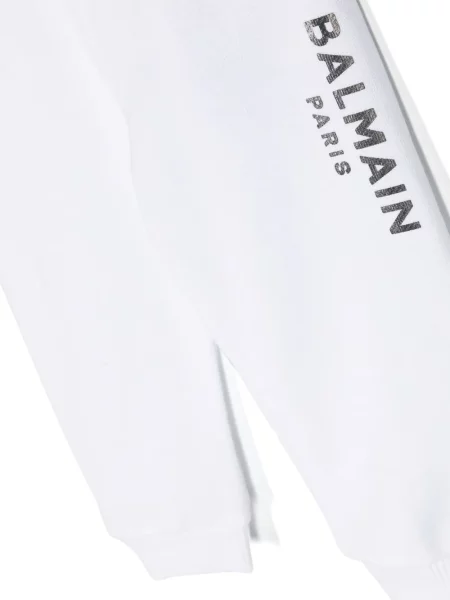 Spodnie dziecięce Balmain białe