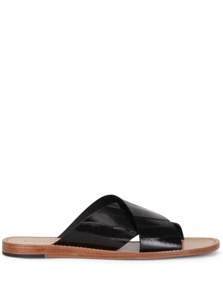 Sandale Dolce & Gabbana slip-on negru