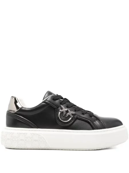 Sneakerși Pinko cu platformă negru
