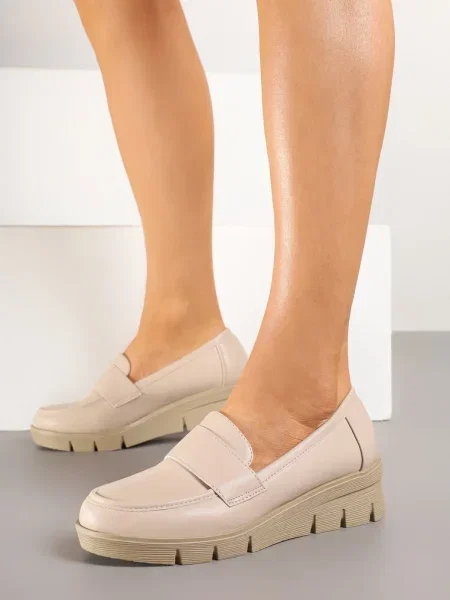 Pantofi casual Zorvia bej