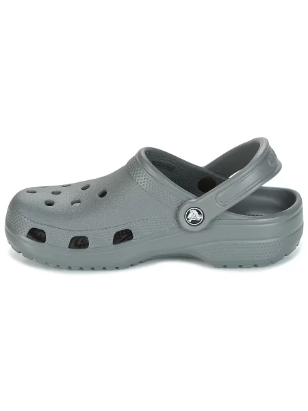 Klasické pantofle Crocs šedé