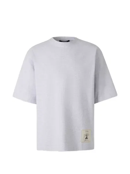 Tricou Jacquemus cu autograf gri
