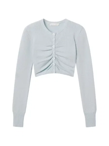 Cardigan Frame cu volane albastru