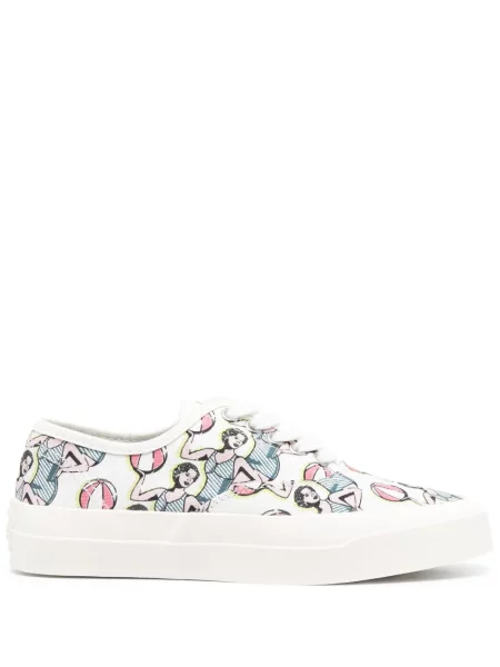 Sneakerși Maison Kitsune alb