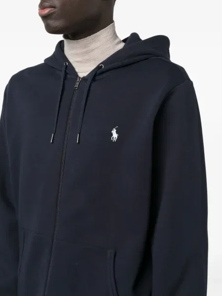 Șosete Polo Ralph Lauren cu broderie în carouri plisate albastru