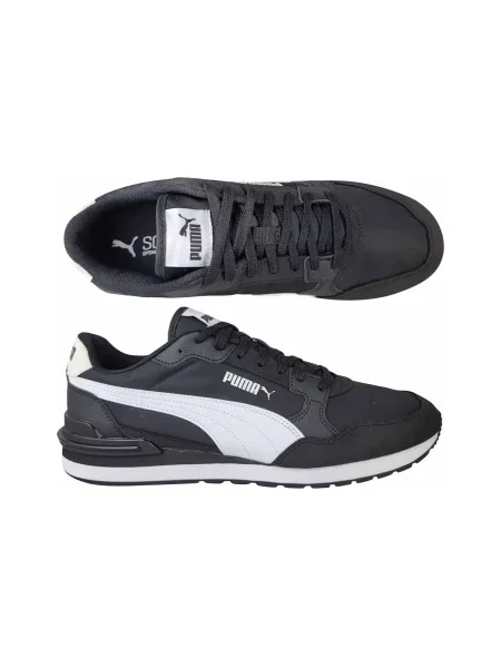 PUMA Nízke tenisky / biela čierna