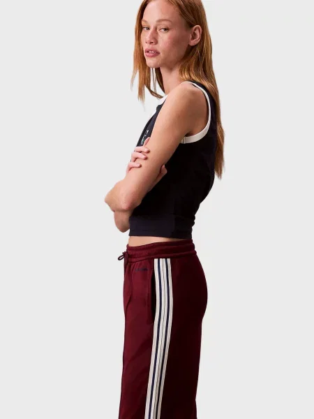 Спортивные штаны Calvin Klein Jeans бордовые