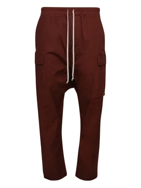 Pantaloni cargo Rick Owens roșu