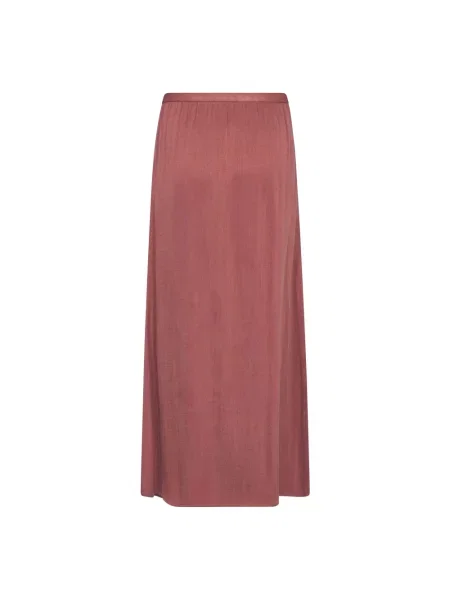 MOS MOSH Spódnice Kobieta brązowy S Skóra Midi Skirts czerwona
